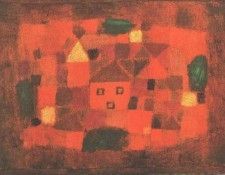 Klee Landscape at sunset, 1923, Marlborough Gallery, London. , 
