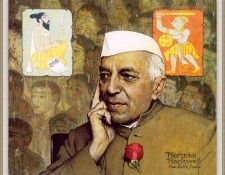 Rockwell Portrait-of-Nehru-sj. , 