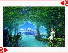 Blackbeard GSC KagayaDeck 018 Ten of Hearts. �����, Joh