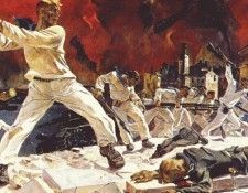 deineka the defense of sebastopol 1942. 
