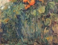 twachtman tiger lilies c1890-95. Twachtmann,  