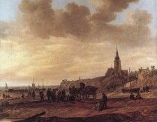 Goyen Jan van Beach at Scheveningen. ,  