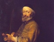 TER BORCH A VIOLINIST, EREMITAGE. Borch, ����� ���