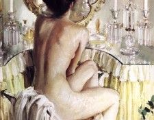 Gannam, John - Nude at Mirror (end. Gannam, 