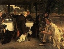 The Prodigal Son The Fatted Calf. Tissot,  