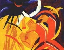 goncharova harvest 1911. , 