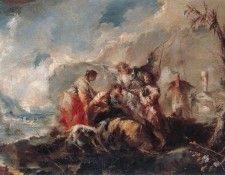 GUARDI Gianantonio The Healing of Tobiass Father. ������, �������� �������