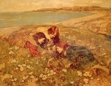 Hornel Edward Captive Butterfly. Hornel, ������