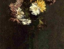 Fantin Latour Henri Chrysanthemums3. -, ---