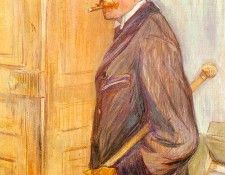 Toulouse-Lautrec Louis Pascal, 1891, oil on board, Musee Tou. �����-������, ���� ��