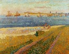 Toorop Jan The Schelde at Veere Sun. Toorop, ��