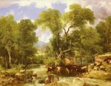 Cooper Thomas Sidney A Wooded Ford.   