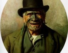 All e same te Pakeha 1905 71.5x59.5cm. , 