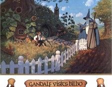 io5f039 GandalfVisitsBilbo. , Greg