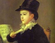 Francisco de Goya - Portrait of Mariano Goya, the Artists Grandson.   ,  