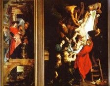 Peter Paul Rubens - The Descent from the Cross (Left). ,  