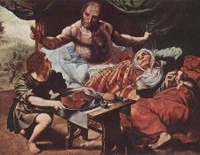 HEMESSEN Jan Sanders van Isaac Blessing Jacob. Hemessen,   