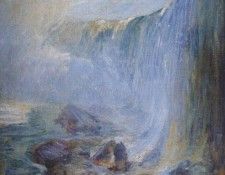 twachtman niagara falls c1893-4. Twachtmann,  