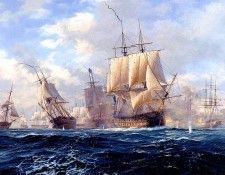 Jsd44 The Battle of Copenhagen 2 April 1801 JStevenDews sqs. ���, J ������