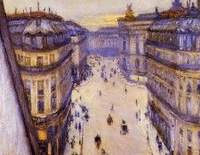 Caillebotte Gustave Rue Halevy Seen from the Sixth Floor. , 