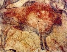 CAVE PAINTING - BISON, C 15,000-12,000 BC.  
