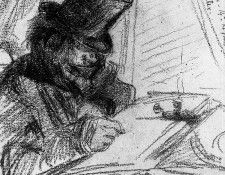 Whistler James Fantin-Latour drawing Sun. ,   