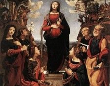 Piero di Cosimo Immaculate Conception with Saints c1505. ,  