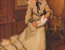 frieseke girl reading c1900. Frieseke, ������� ����