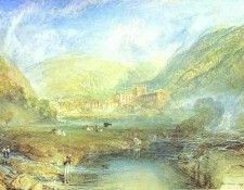 William Turner - Rivaulx Abbey, Yorkshire. ������