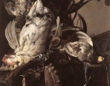 AELST Willem Van Still Life Of Dead Birds And Hunting Weapons. Aelst, ������ ���