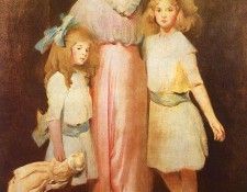 Alexander John White Mrs. Daniels with Two Children. ,  