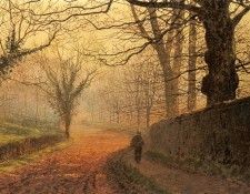 Grimshaw John Atkinson November Afternoon Stapleton Park.   