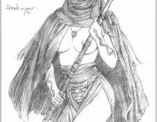 54 Daruma!  Keith Parkinson  SpellBound SketchBook Vol 1. ���������, ���