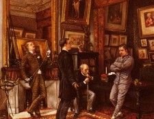 Regamey Frederic Avant Le Duel, Jeune Homme Chez Le Maitre D-Armes. Regamey, 