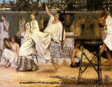 Alma Tadema Lawrence Bacchanale 1871. Альма-Тадема Лоуренс
