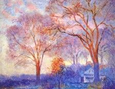 gutmann elms at sunset 1913. 