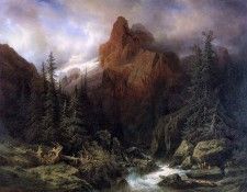 Diday Fran�ois The Rosenlaui gletscher Sun. Diday �������