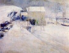 twachtman snow late-1890s. Twachtmann, ���� �����