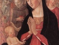 FRANCESCO DI GIORGIO MARTINI Madonna And Child With Saints And Angels.    