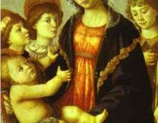 Alessandro Botticelli - Madonna and Child, Two Angels and the Young St. John the Baptist. , Alessandro