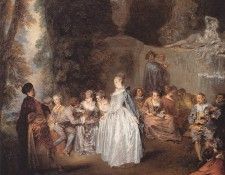 Watteau Les Fetes venitiennes. , -
