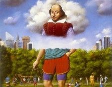 am-Rafal Olbinski Free Shakespeare in Central Park. Olbinski, 
