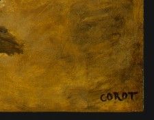 Corot Madame Stumpf and Her Daughter, 1872, Detalj 5, NG Was. ����, ���-������-������