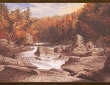 ds-cornelius krieghoff 07 l-the st-anne falls (1854). Krieghoff, ���������