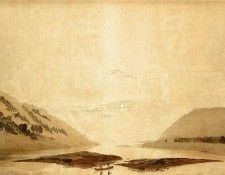 FRIEDRICH Caspar David Mountainous River Landscape Day Version. ,  