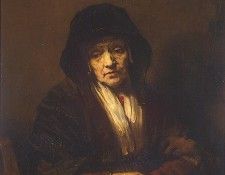 Rembrandt Portrait of an Old Woman, 1654, 109x84 cm, Eremita.    
