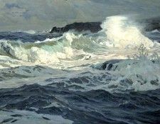 Waugh Frederick Judd Southwesterly Gale St. Ives. , . 