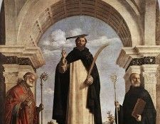 CIMA da Conegliano St Peter Martyr With St Nicholas Of bari. ,  