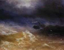 storm on sea 1899 IBI. ����������� ���� ��������������
