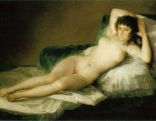 Goya - The Nude Maja.   ,  